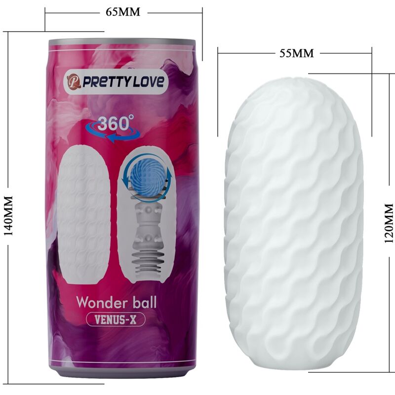 Bodies & Masturbators-Venus X Masturbator Männlich Modell 3 Weiß-TPR · Sextoys (Bild 4)