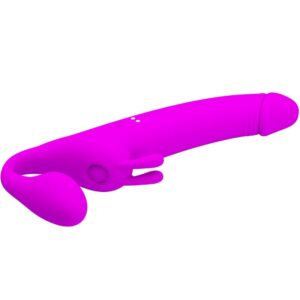 High Tech-Zanini Strapless Strap-on 10 Lila-Silikon-Vibrationen, 10 · Sextoys (Bild 9)