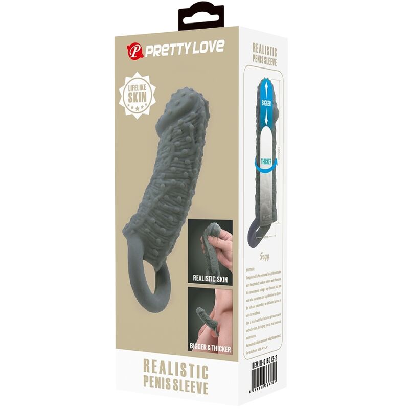 For Him-Realistische Penishülle für Penis, Vergrößerung und Verzögerung · Sextoys (Bild 4)