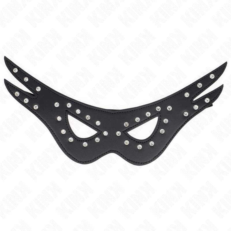 Kink Masked Allure-Sexy Leatherette Mask Model 2 27 X 13 · Bondage & Handschellen (Bild 2)