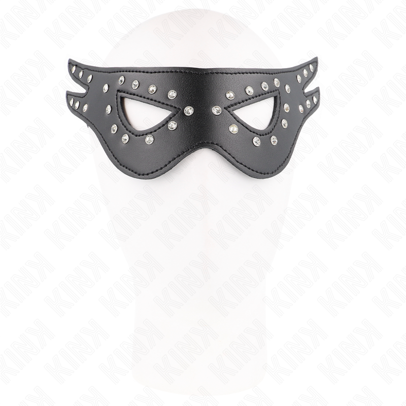 Kink Masked Allure-Sexy Leatherette Mask Model 2 27 X 13 · Bondage & Handschellen (Bild 3)