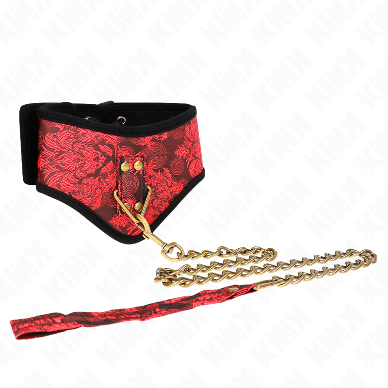 Kink Collar & Gag-Halskette Modell Skandal mit Hosenträgern in Spitze 75 · Bondage & Handschellen (Bild 2)
