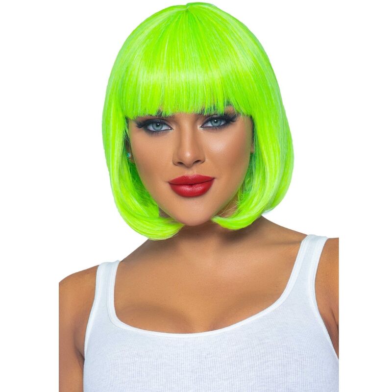 Leg Avenue Accessories-Perücke Bob Kurze Fluoreszenz Neon Grün · Sexy Damen-Dessous
