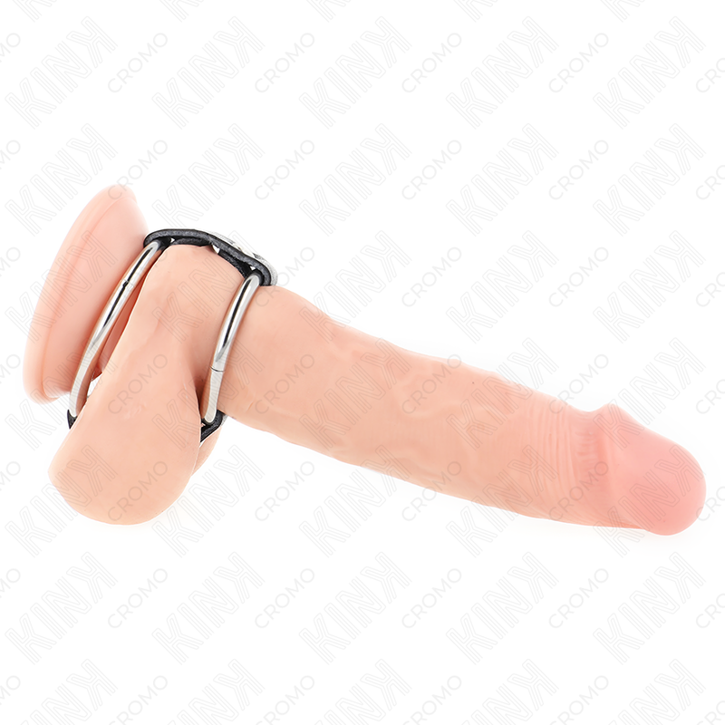 Kink Ring Power-Doppel Metallische Ringe für Penis 3.8 cm bis 5 cm · BDSM-Zubehör (Bild 2)