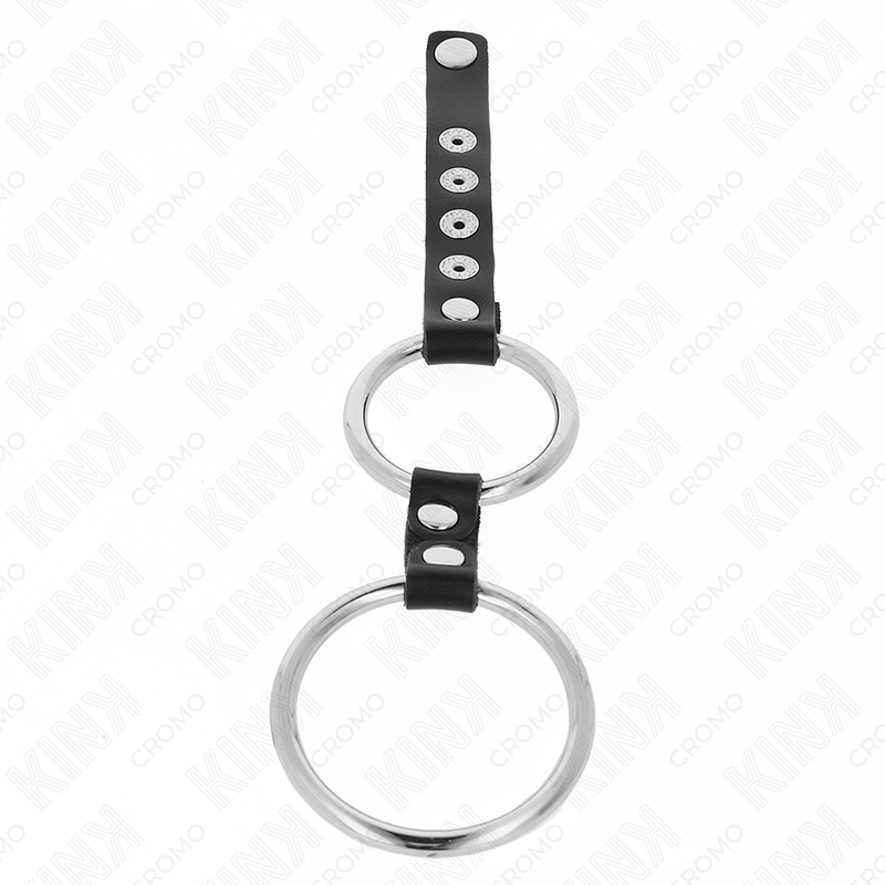 Kink Ring Power-Doppel Metallische Ringe für Penis 3.8 cm bis 5 cm · BDSM-Zubehör (Bild 3)