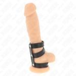 Kink Ring Power-Penisring Triple Haut mit Verschluss · BDSM-Zubehör