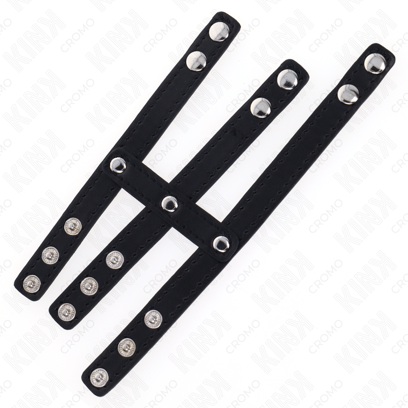 Kink Ring Power-Penisring Triple Haut mit Verschluss · BDSM-Zubehör (Bild 4)