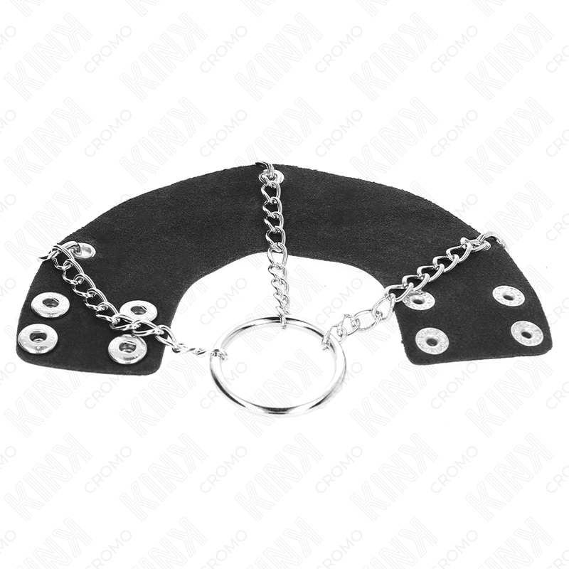 Kink Ring Power-Penisring 4 cm Kette 7 cm Metall mit Armband · BDSM-Zubehör (Bild 2)