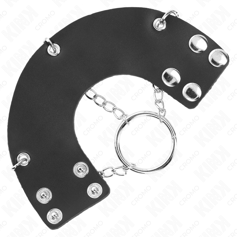 Kink Ring Power-Penisring 4 cm Kette 7 cm Metall mit Armband · BDSM-Zubehör (Bild 5)