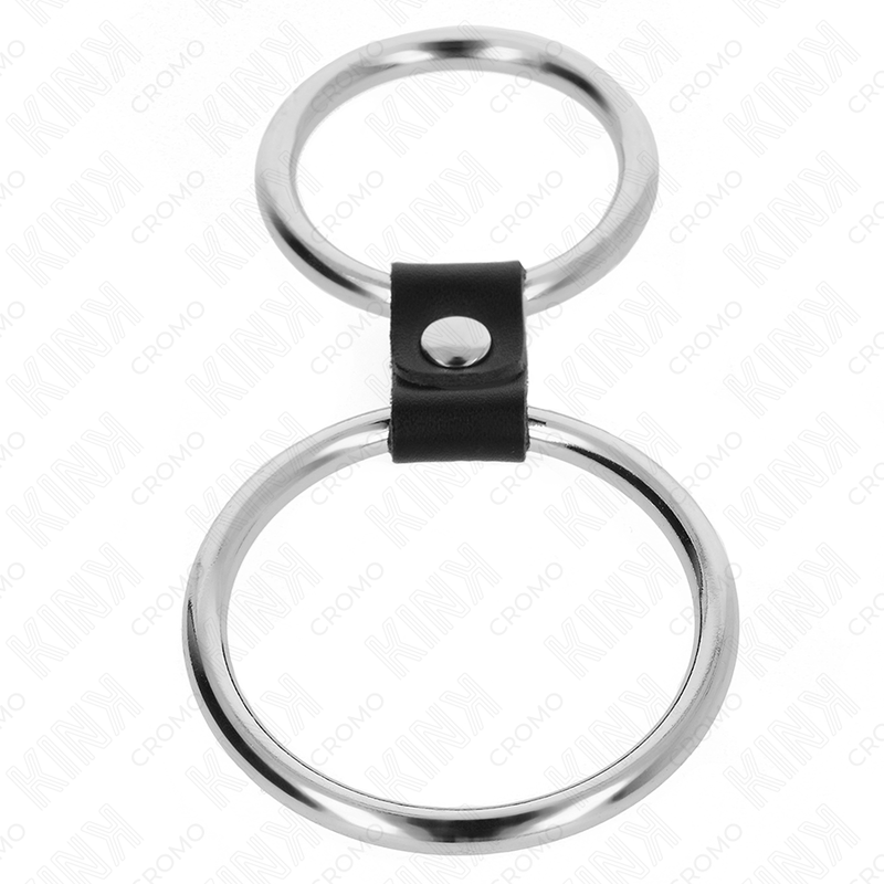 Kink Ring Power-Ringe Penien Metallic Doppel 3.7 cm bis 5 cm · BDSM-Zubehör (Bild 2)