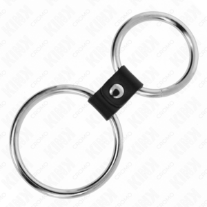 Kink Ring Power-Ringe Penien Metallic Doppel 3.7 cm bis 5 cm · BDSM-Zubehör (Bild 4)