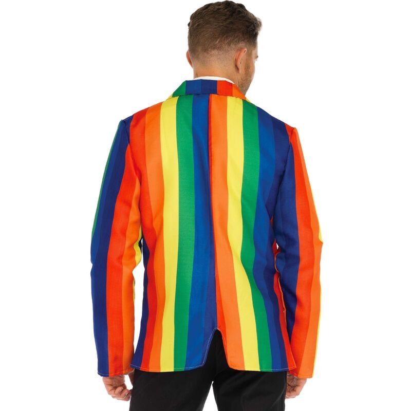 Leg Avenue Costumes-Blazer + Rainbow Krawatte S · Herrenunterwäsche (Bild 2)