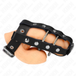 Kink Ring Power-Tisch für verstellbaren Penis mit Metallschlösser · BDSM-Zubehör