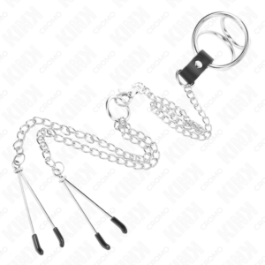 Kink Ring Power-Dreifach Metallring Verchromt für Penis 3 cm · BDSM-Zubehör (Bild 3)