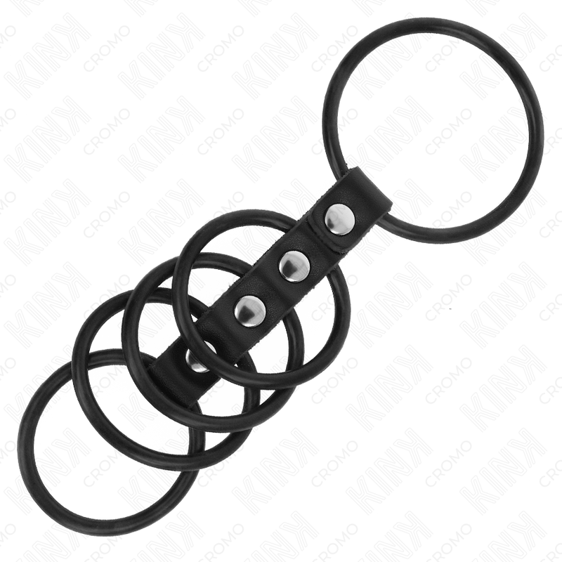 Kink Ring Power-5 Penis Ringe aus Silikon 3.8 cm Bis zu 4.8 cm · BDSM-Zubehör (Bild 2)