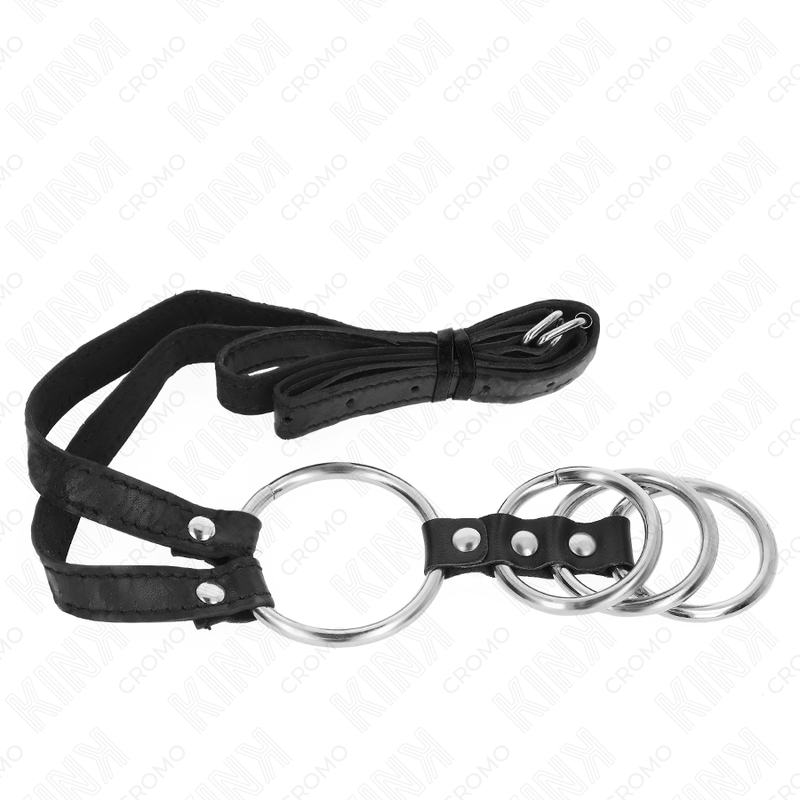 Kink Ring Power-4 verbundene Metallringe für Penis 3.8 cm · BDSM-Zubehör (Bild 3)