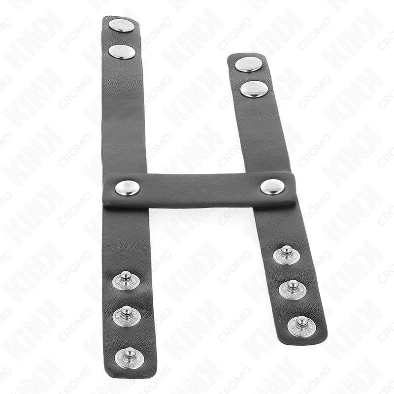 Kink Ring Power-Doppelter einstellbarer Lederring für Penis · BDSM-Zubehör (Bild 5)