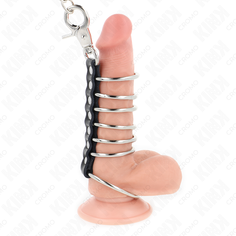 Kink Ring Power-7 Metallringe für den Penis von 3,8 cm bis 5 cm · BDSM-Zubehör (Bild 2)