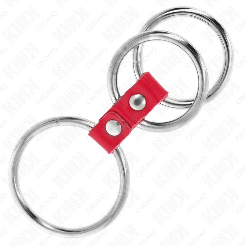 Kink Ring Power-Penisring Triple Metal 3,7 cm bis 5 cm verbunden · BDSM-Zubehör (Bild 2)