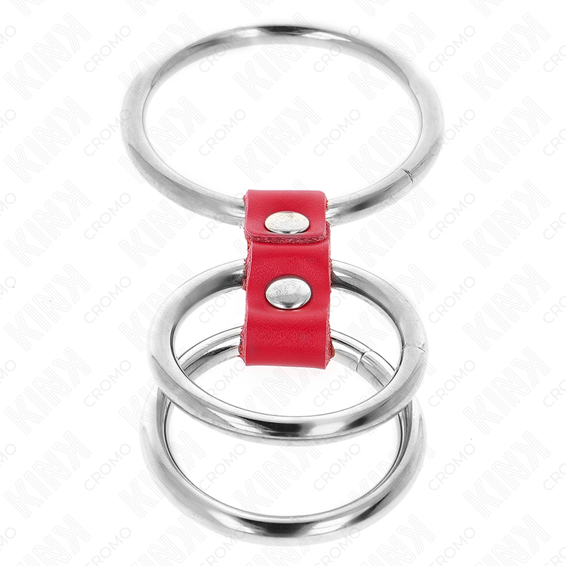 Kink Ring Power-Penisring Triple Metal 3,7 cm bis 5 cm verbunden · BDSM-Zubehör (Bild 3)