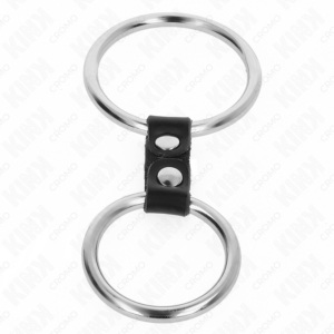 Kink Ring Power-Doppelring aus Metall für Penis 3.7 cm bis 5 cm · BDSM-Zubehör (Bild 4)