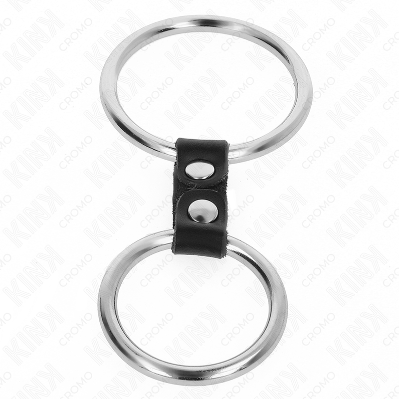 Kink Ring Power-Doppelring aus Metall für Penis 3.7 cm bis 5 cm · BDSM-Zubehör (Bild 4)