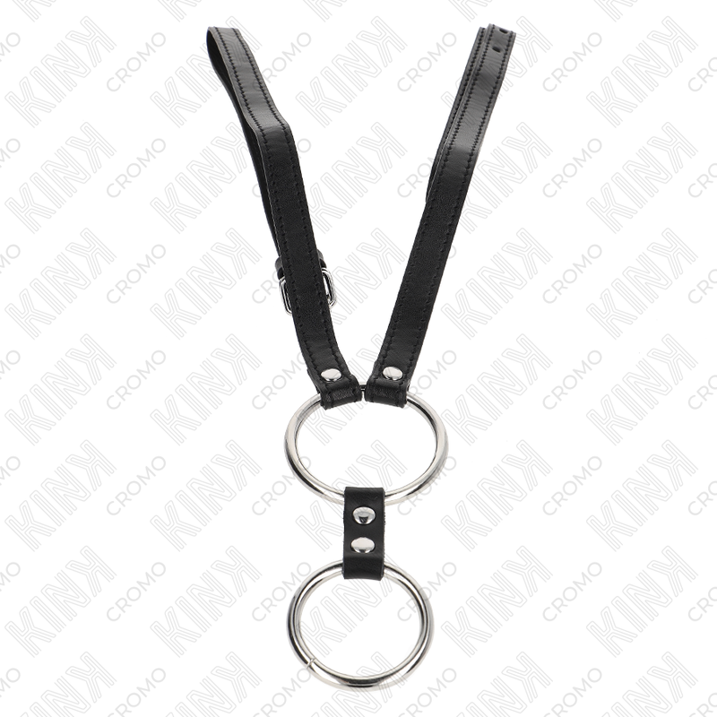 Kink Ring Power-Penisring Doppel Metall 3.8 cm bis 5 cm · BDSM-Zubehör (Bild 3)