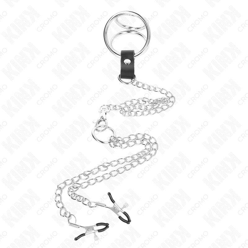 Kink Ring Power-Metallring Dreifach Verchromt für Penis 3.8 cm · BDSM-Zubehör (Bild 2)