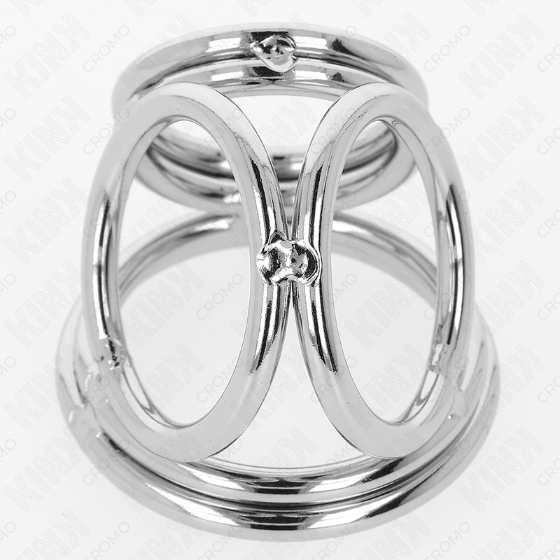 Kink Ring Power-Triple Chrom Metall Ring für Penis 3.8 cm · BDSM-Zubehör (Bild 4)