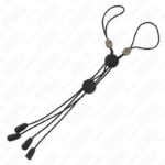 Kink Nipple Grip-Brustwarzen Schwarz Detail mit elastischen · BDSM-Zubehör