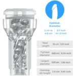 Kiiroo-Masturbator Taschenbuch Feel Crystal Transparent · Sextoys
