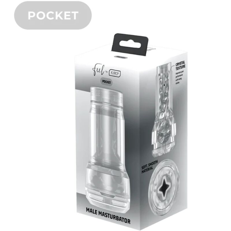 Kiiroo-Masturbator Taschenbuch Feel Crystal Transparent · Sextoys (Bild 6)