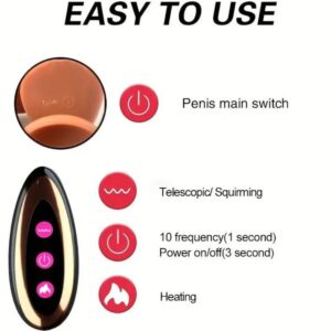 Armony-Vibrator Dildo Realistisch Wiederaufladbar mit Fernbedienung-TPE · Vibratoren (Bild 6)