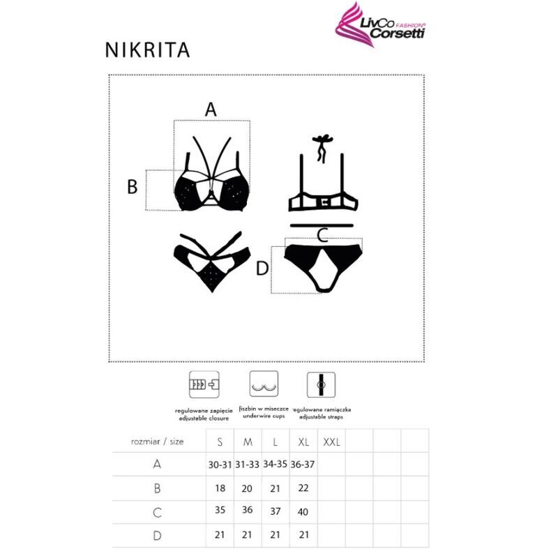 Livco Corsetti Fashion-Nikrita LC-90674 BH und Slip · Spicy Dessous & Bodystockings (Bild 4)