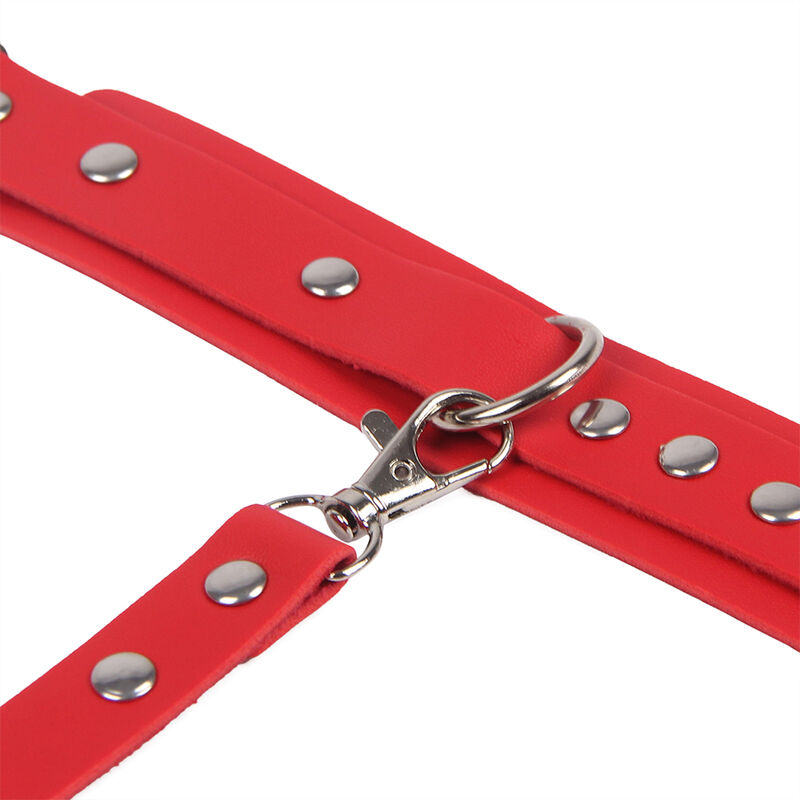 Subblime Fetish-953706 Handschellen mit Gürtel Rot One Size · Bondage & Handschellen (Bild 8)