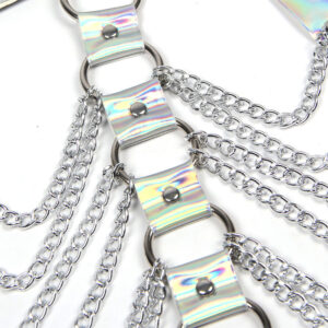 Subblime Fetish-953737 Harness für Brust mit Ringen und Ketten · Bondage & Handschellen (Bild 6)