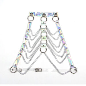 Subblime Fetish-953737 Harness für Brust mit Ringen und Ketten · Bondage & Handschellen (Bild 10)