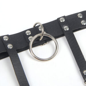 Subblime Fetish-953744 Einstellbarer Punk-Karton aus Leder Schwarz · BDSM-Zubehör (Bild 5)