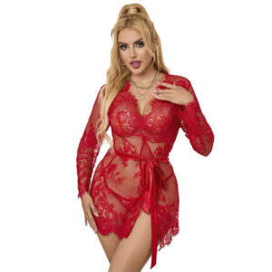 Subblime Sets-953775 Spitzen-Nachthemd + Slip Rot · Spicy Dessous & Bodystockings (Bild 10)