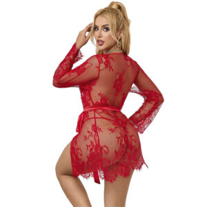 Subblime Sets-953782 Nachthemd in Spitze mit Tanga Rot · Spicy Dessous & Bodystockings (Bild 10)