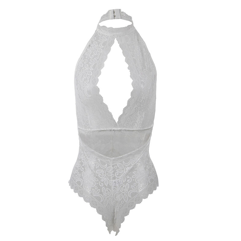Subblime Bodystockings-953867 Spitzenkörper Weiß, L/XL · Sexy Damen-Dessous (Bild 7)