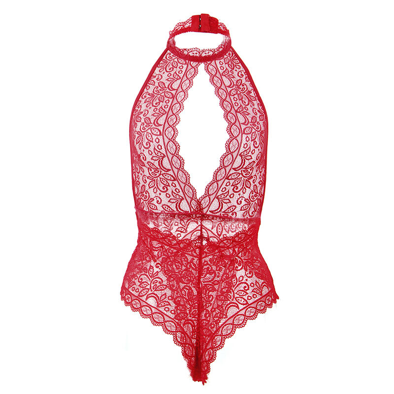 Subblime Bodystockings-953881 Body Open Cup Rot L/XL · Sexy Damen-Dessous (Bild 4)