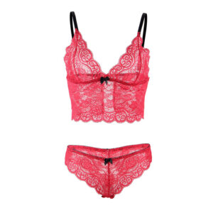 Subblime Sets-953904 Nachthemd in Satin und Spitze + · Spicy Dessous & Bodystockings (Bild 4)