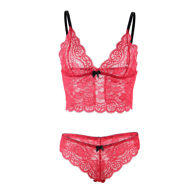 Subblime Sets-953904 Nachthemd in Satin und Spitze + · Spicy Dessous & Bodystockings (Bild 4)