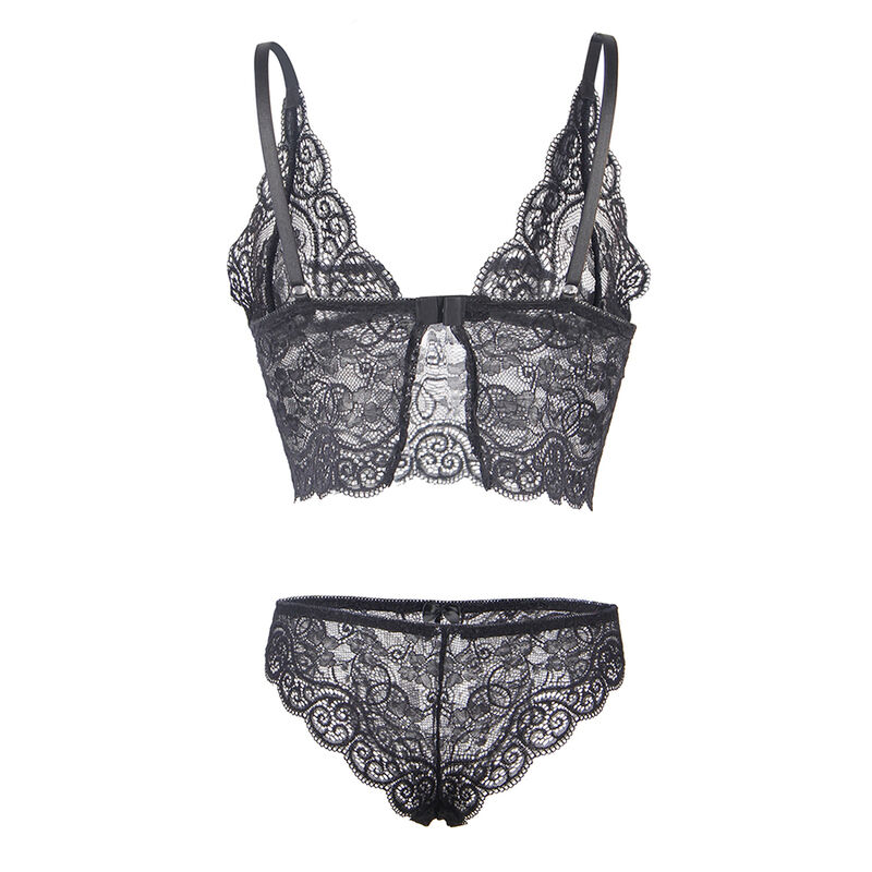 Subblime Sets-953928 Hemd aus Seide und Pizzo mit Slip · Spicy Dessous & Bodystockings (Bild 2)