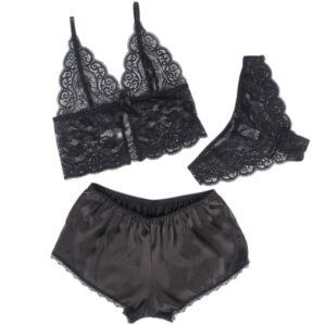 Subblime Sets-953928 Hemd aus Seide und Pizzo mit Slip · Spicy Dessous & Bodystockings (Bild 4)