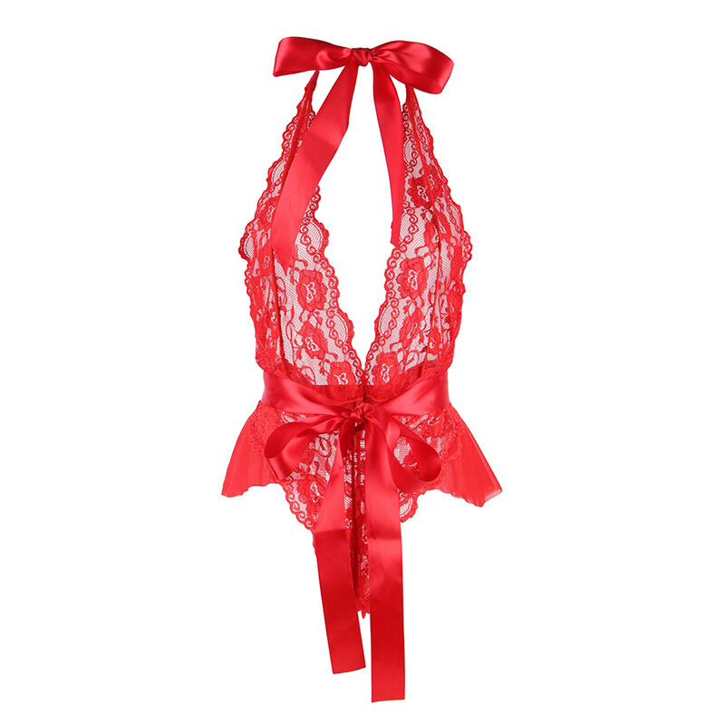 Subblime Bodies-953973 Sexy Body mit Lenkrad und Armband, Rot S/M · Spicy Dessous & Bodystockings (Bild 4)