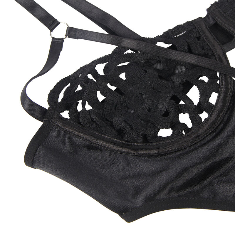 Subblime Bodystockings-954055 Sexy Körper in Spitze, Schwarz, S/M · Sexy Damen-Dessous (Bild 5)
