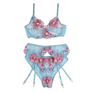 Subblime Sets-954109 BH und Slip mit Blumendesign-String · Spicy Dessous & Bodystockings (Bild 8)