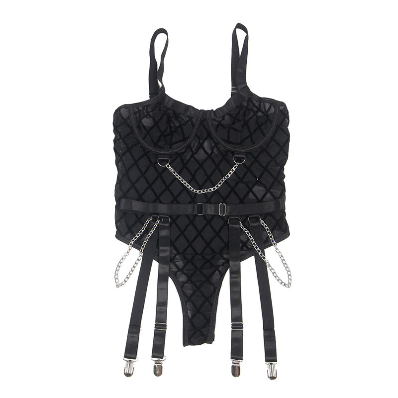 Subblime Bodies-954260 Körper mit Ketten + Schwarz Gürtel · Spicy Dessous & Bodystockings (Bild 8)